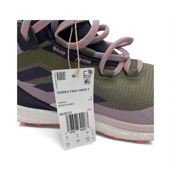 Adidas women Terrex Free Hiker 2.0 Gore-Tex Hiking Shoes SZ 9.5 - Picture 5 of 6